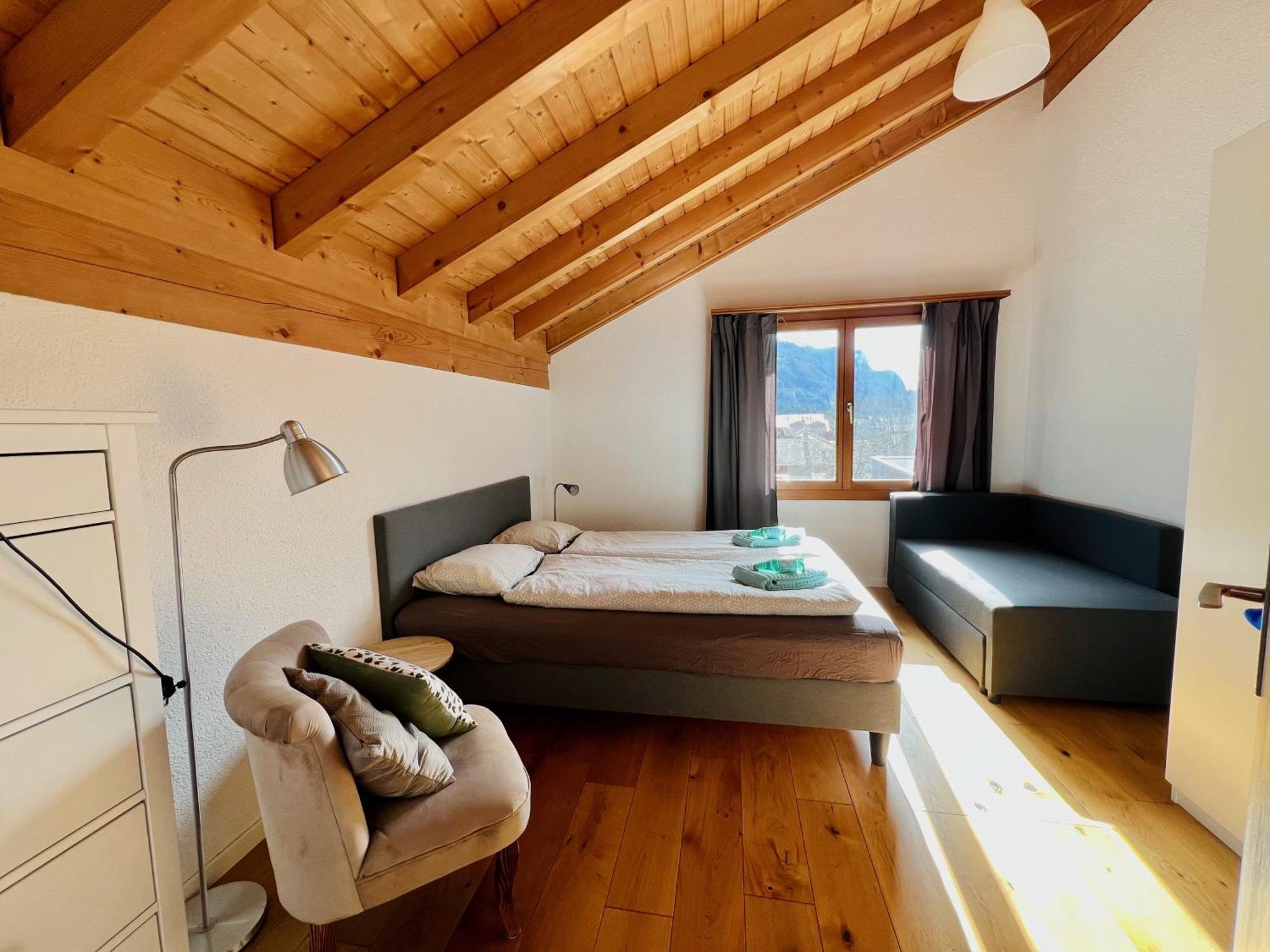 Maisonette 4.5 Zimmer, Naehe Ballenberg Hofstetten bei Brienz Bagian luar foto